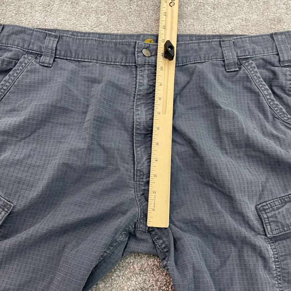 Carhartt Cargo Shorts Mens 42 Force Broxton Grey Ripstop Relaxed Fit